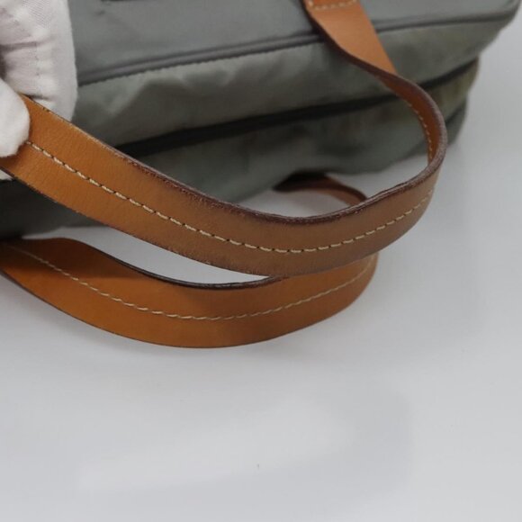 PRADA Hand Bag Nylon Gray Auth BD1037 - Picture 7 of 16